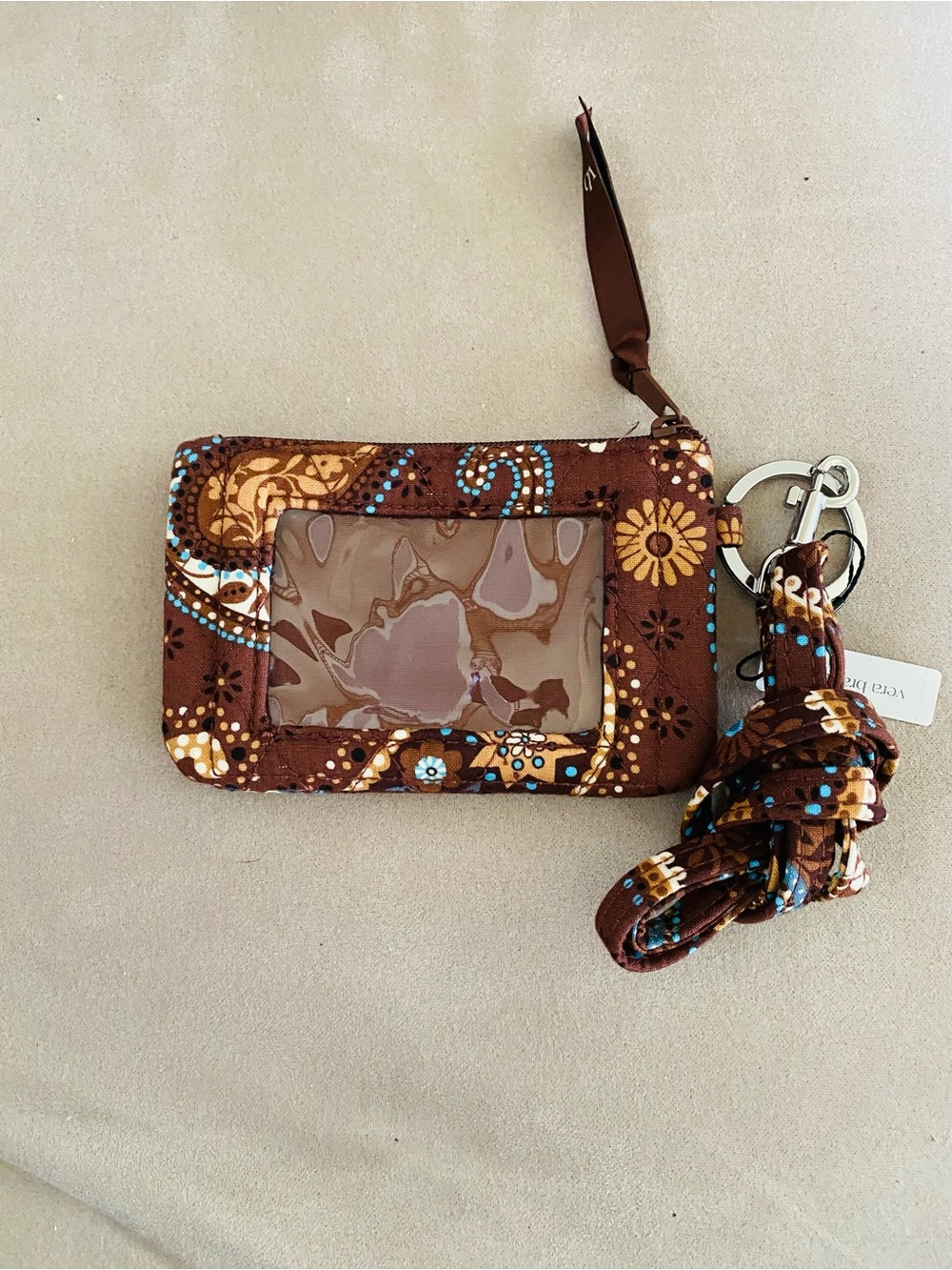 Vera Bradley Zip ID Lanyard SET. NWT Mesa Western